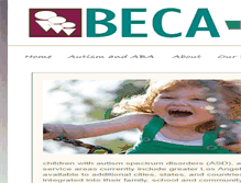 Tablet Screenshot of beca-aba.com